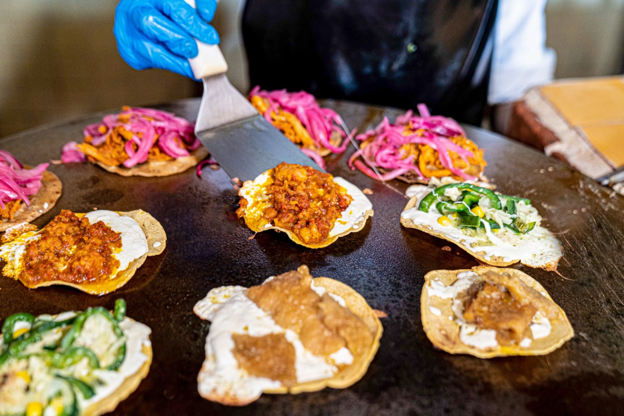 Comida tipica em La Casona.
