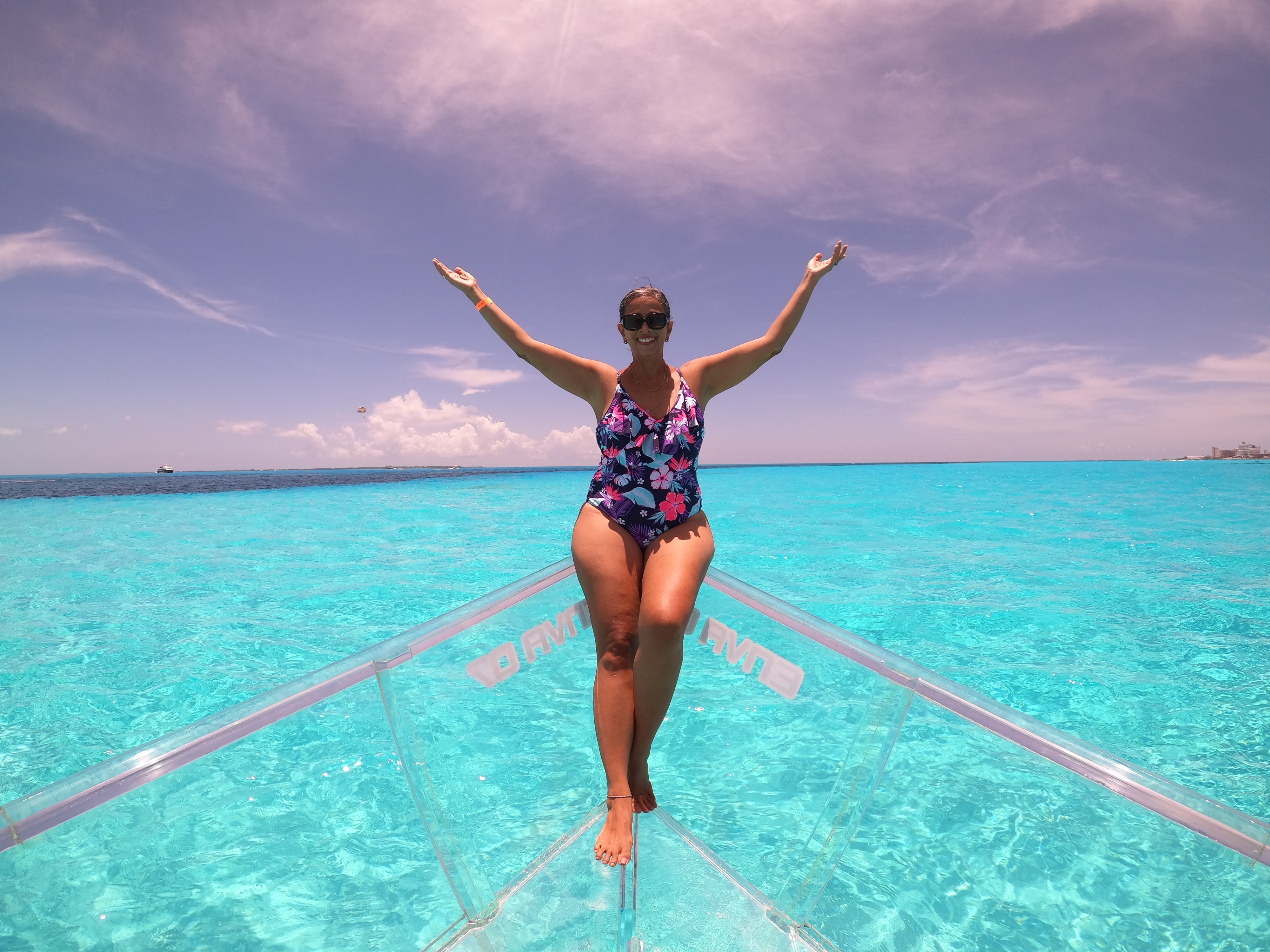 Lancha Transparente em Cancún – 2